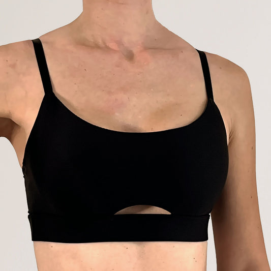 Adjustable Dance Sports Bra Luna Black