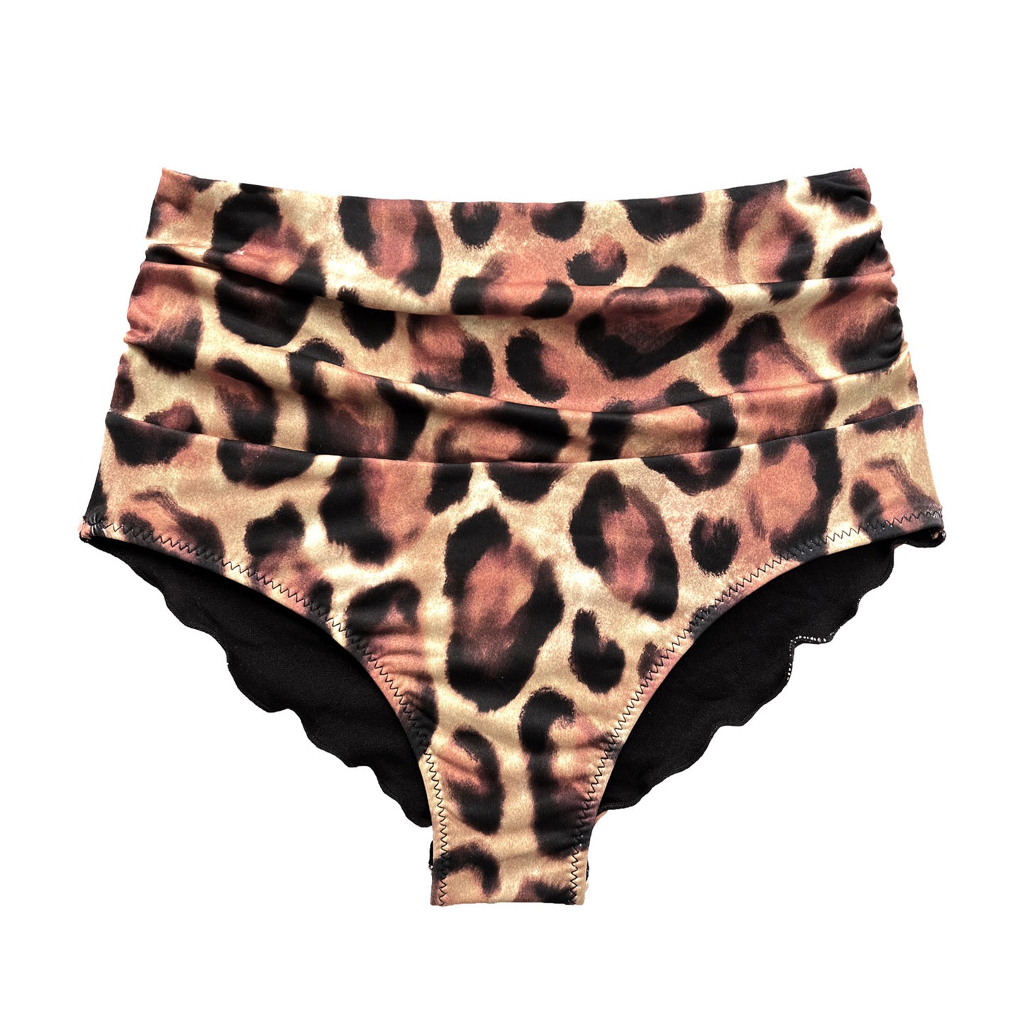 Deessa Ibiza shapewear swimsuit Leopard Print Bikini Bottom Catalina