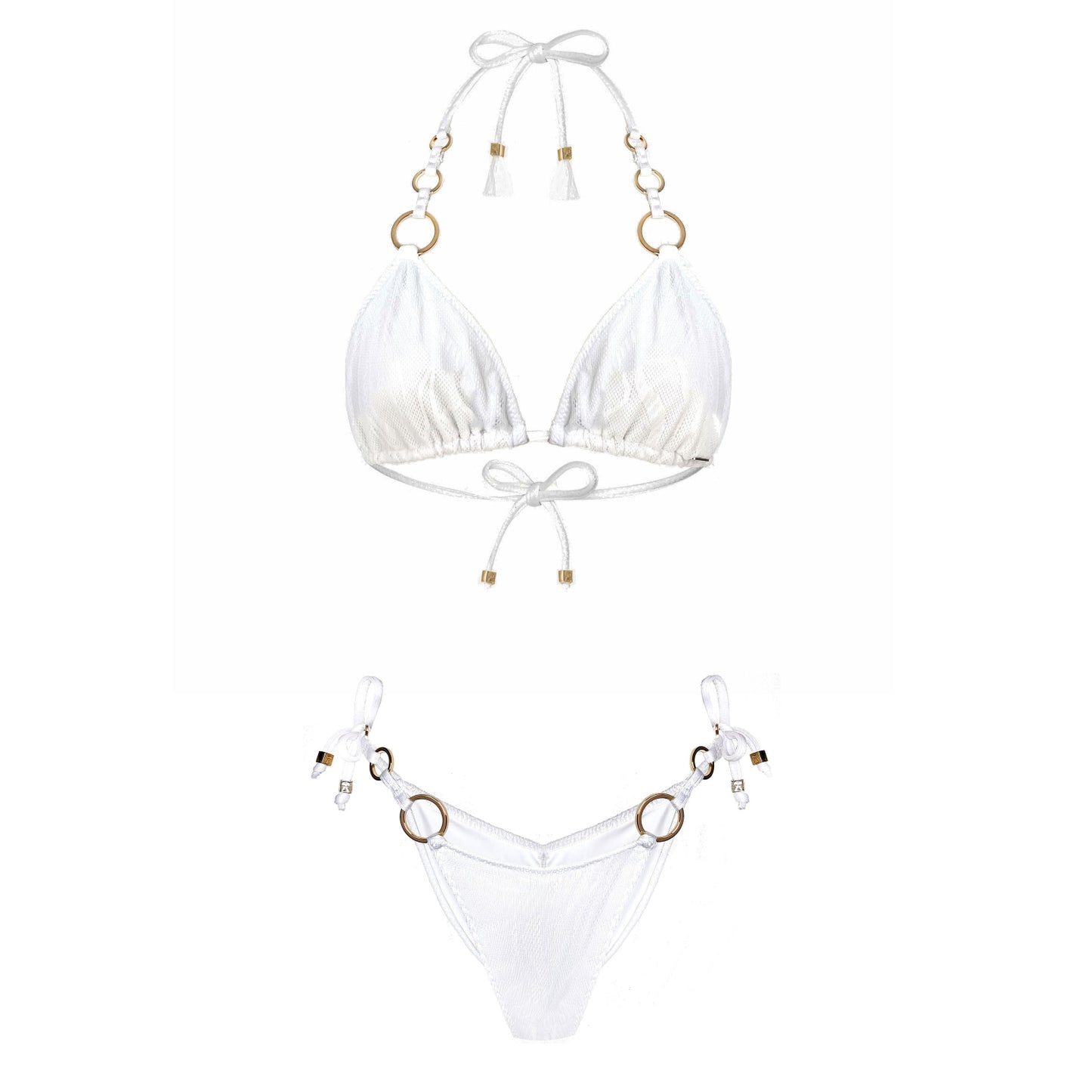 Deessa Ibiza Boho White Lace Bikini Aurora Aina Cala Comte