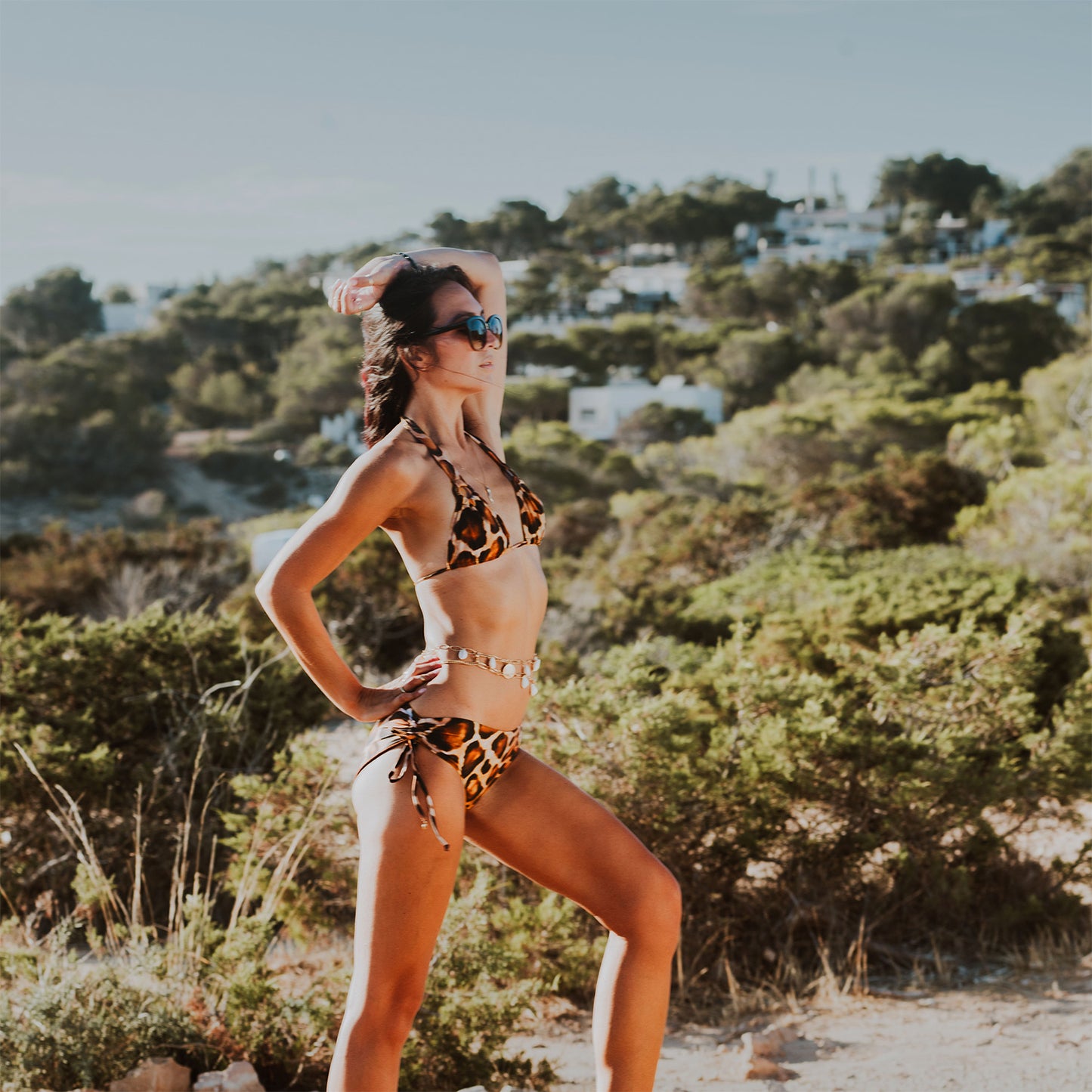 Leopard Print Bikini – Eco-Friendly Swimwear | Handmade in Ibiza