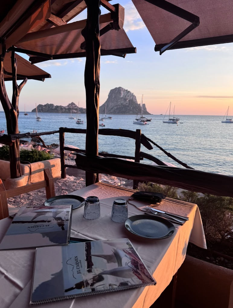 Eat and drink in Ibiza - view of Es Vedra from El Carmen