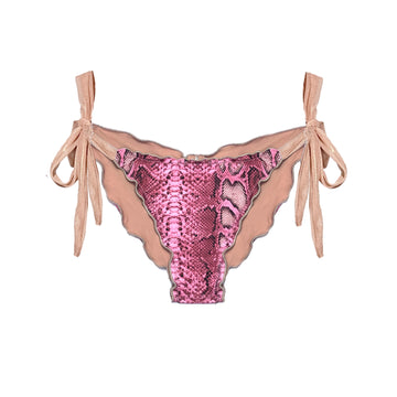 Ibiza Rosa Bikinihose mit Animalprint Estelle Cap Martinet