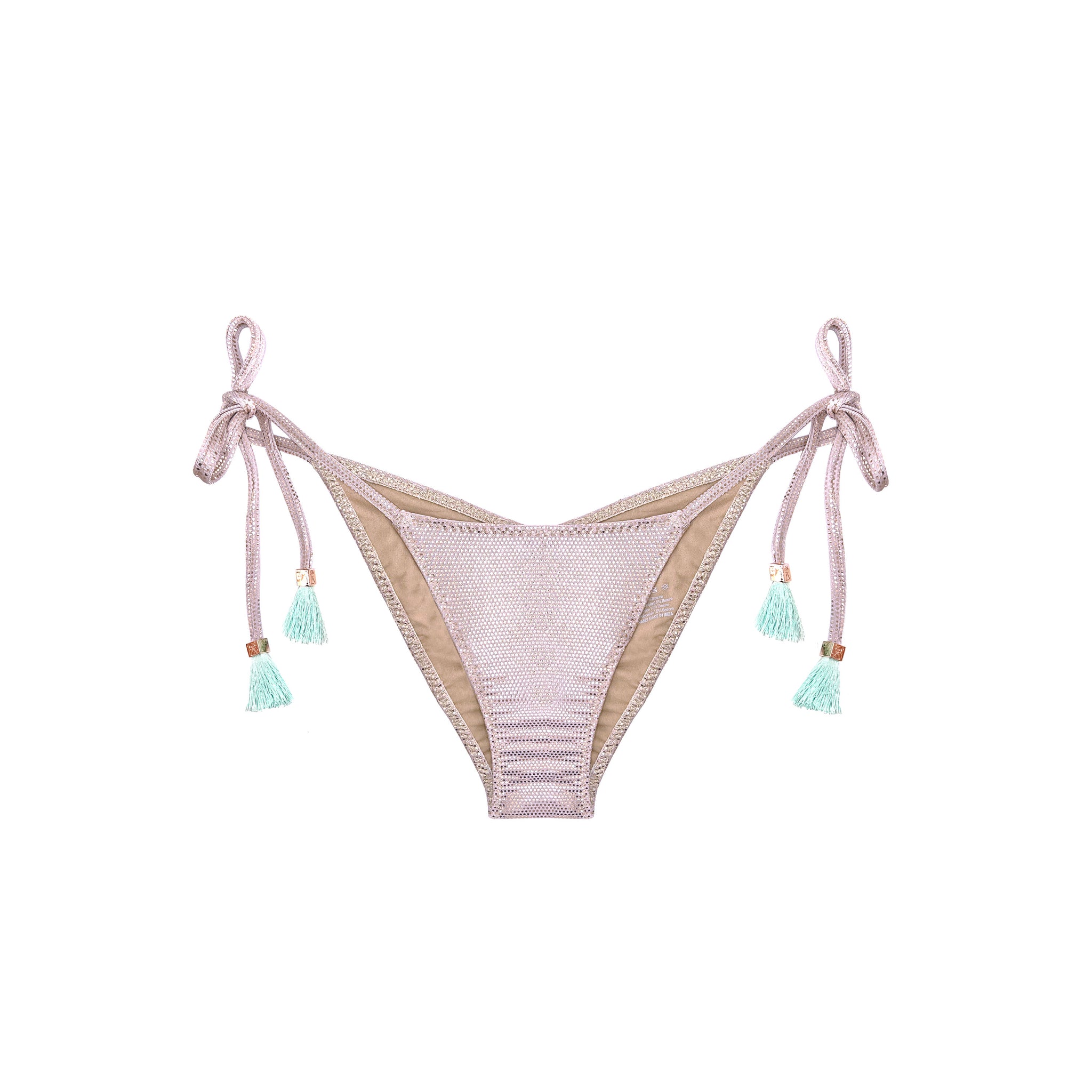 Rose Gold Metallic Bikini Bottom Gisele