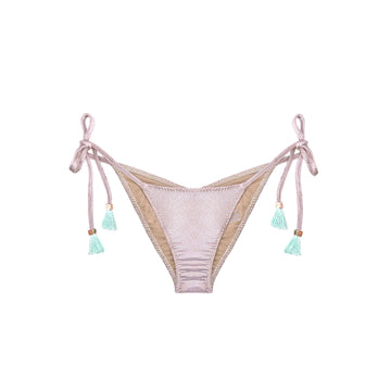 Rose Gold Metallic Bikini Bottom Gisele