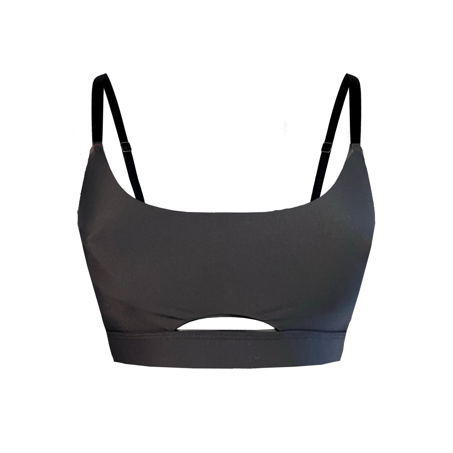 Adjustable Pole Dance Sports Bra Luna Black