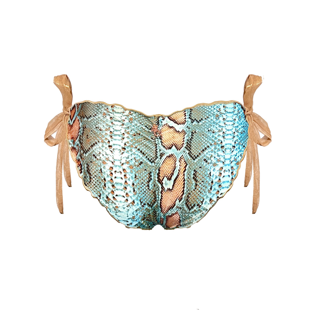 Braguita Bikini Ibiza Estampado Animal Azul Turquesa Estelle Salinas