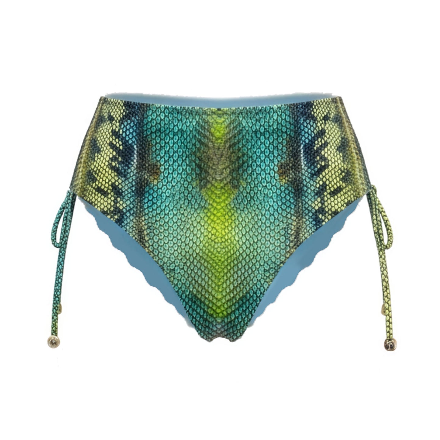 Gaia High Waist Bikini Bottom — Sargantana Print